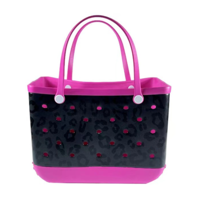  Fashion Customized EVA Beach Bag Handbag for Women Tote Travel Waterproof Bag
