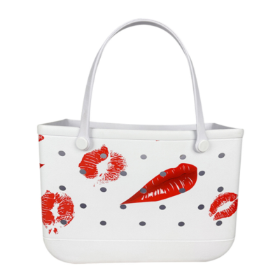 ashion Forward EVA Bogg Bag Handbag Beach Bag Tote 2025 Design Waterproof Silicone Trim Gym Pool Essentials